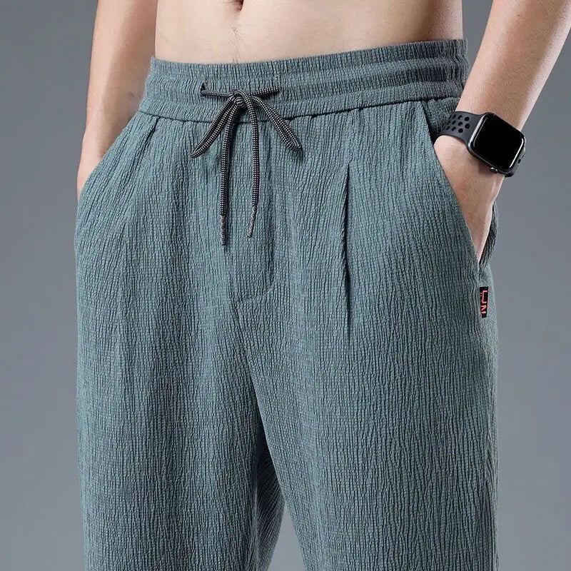 Liam | Eis-Seide Leichte Streetwear Jogginghose