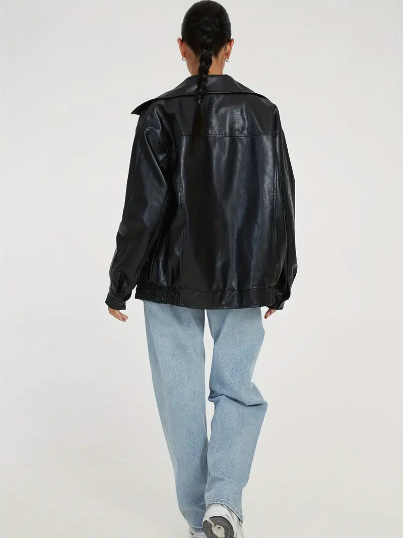 Olivia | Elegante und vielseitige Lederjacke