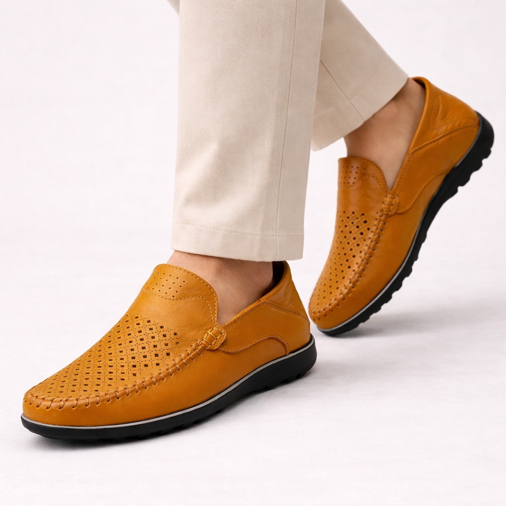 Alessio | Premium Leather Breathable Loafers