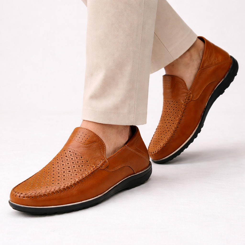 Alessio | Premium Leather Breathable Loafers