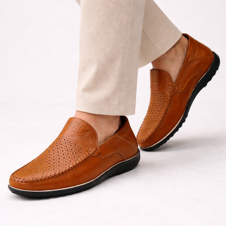 Alessio | Premium Leather Breathable Loafers