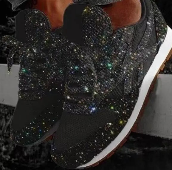Lurexa | Glitter Platform Sneakers
