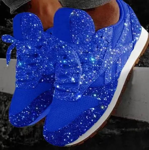 Lurexa | Glitter Platform Sneakers