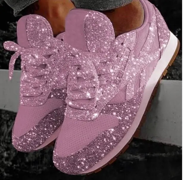 Lurexa | Glitter Platform Sneakers