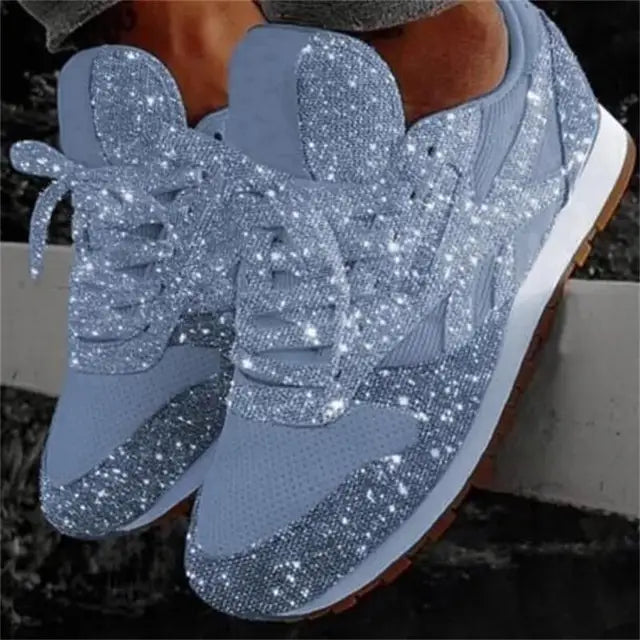 Lurexa | Glitter Platform Sneakers