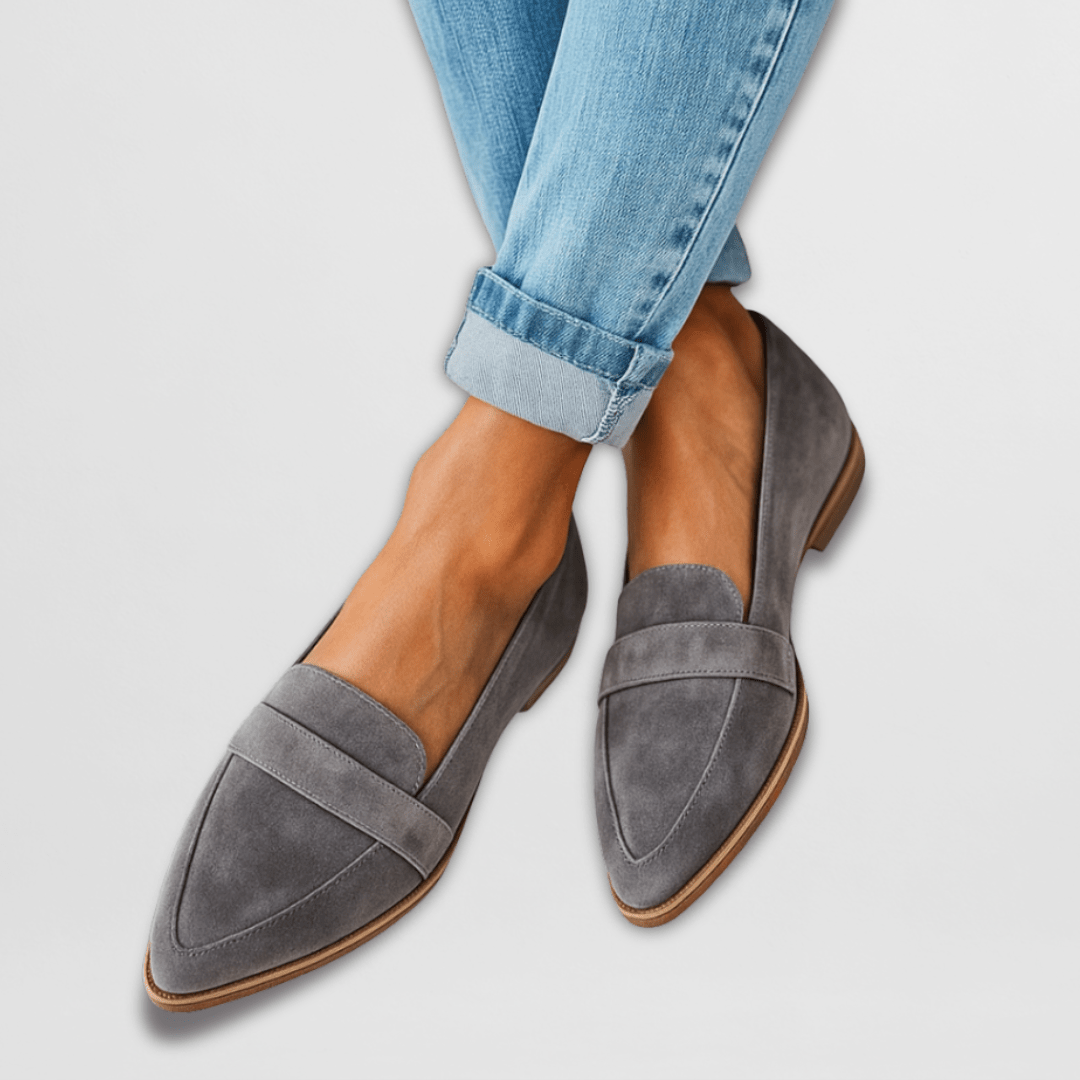 Evelyn | Weiche &amp; bequeme Wildleder-Slipper für Damen