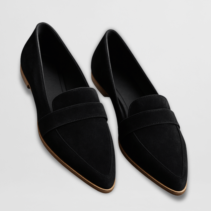 Evelyn | Weiche &amp; bequeme Wildleder-Slipper für Damen