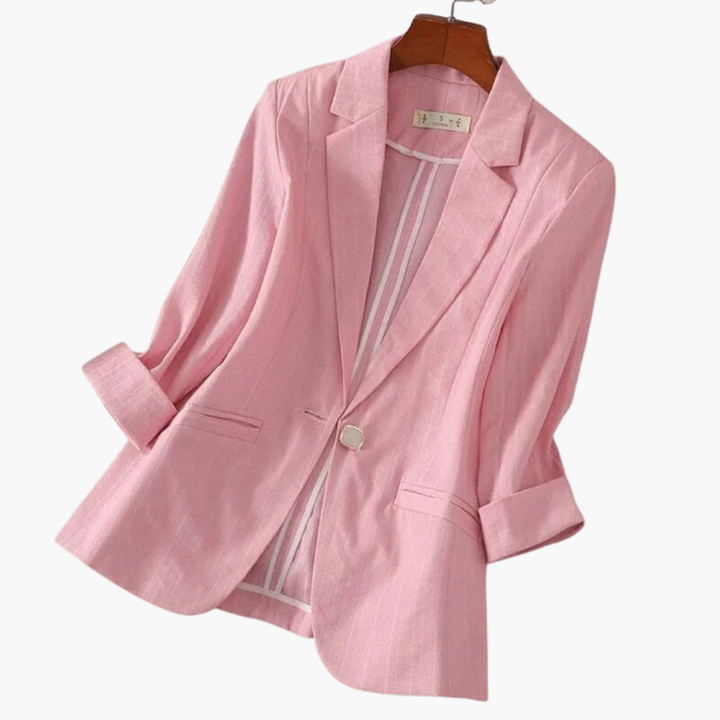 Marcelline | Eleganter taillierter Damenblazer mit 3/4-Ärmeln