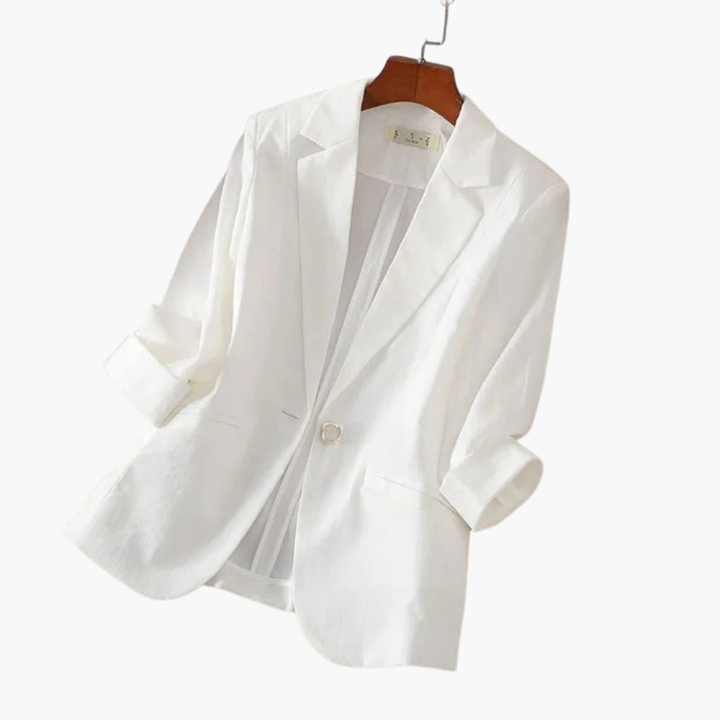 Marcelline | Eleganter taillierter Damenblazer mit 3/4-Ärmeln