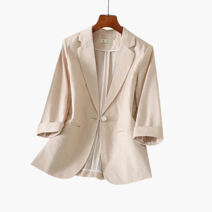 Marcelline | Eleganter taillierter Damenblazer mit 3/4-Ärmeln