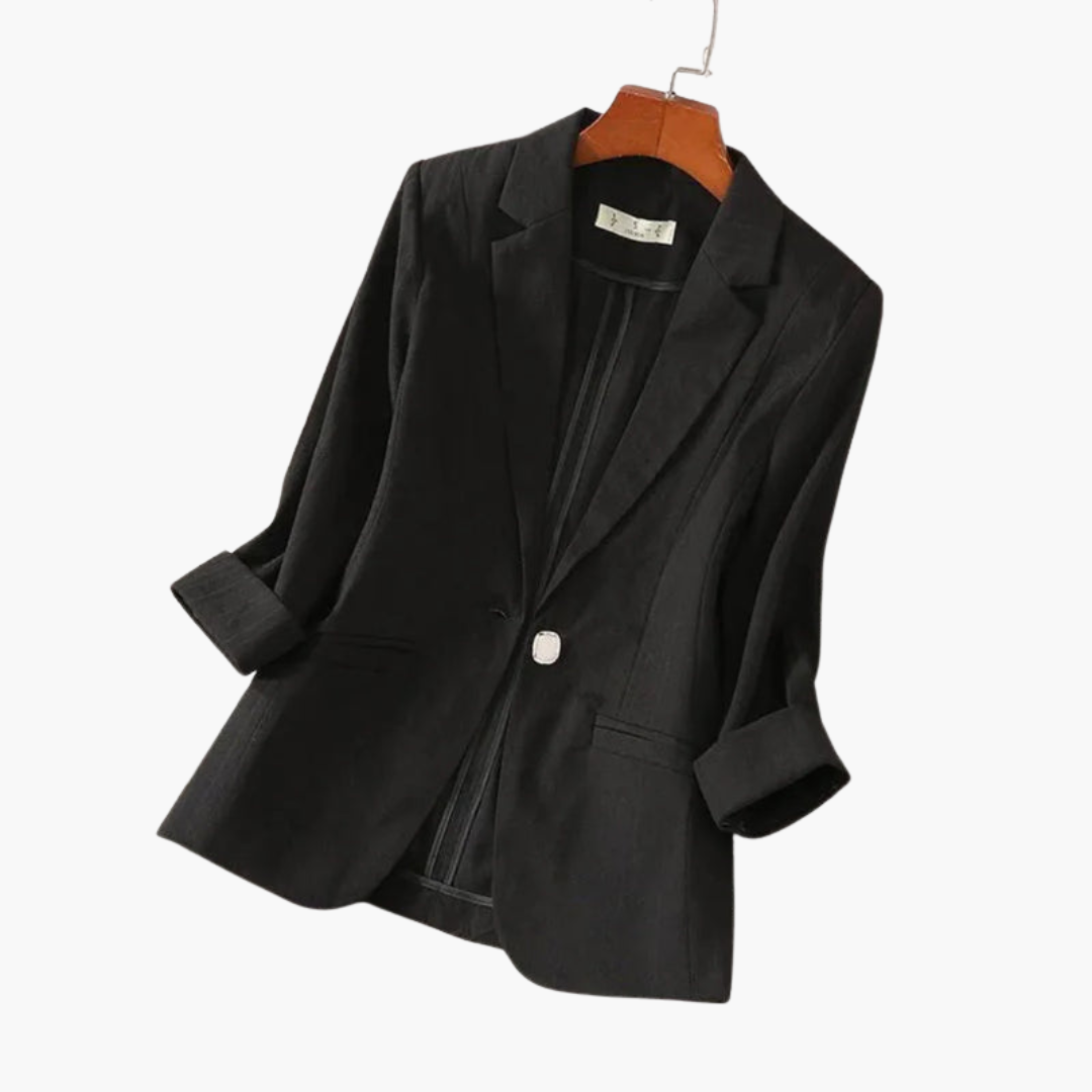 Marcelline | Eleganter taillierter Damenblazer mit 3/4-Ärmeln