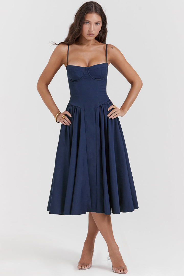 Valeria | Elegantes Korsett A-Linien-Kleid für Damen