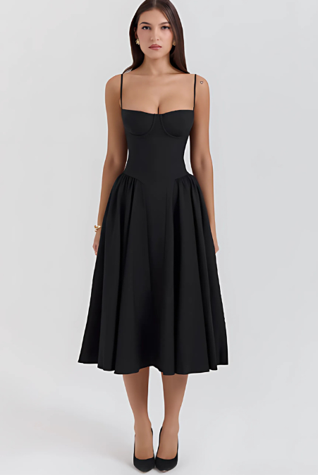 Valeria | Elegantes Korsett A-Linien-Kleid für Damen