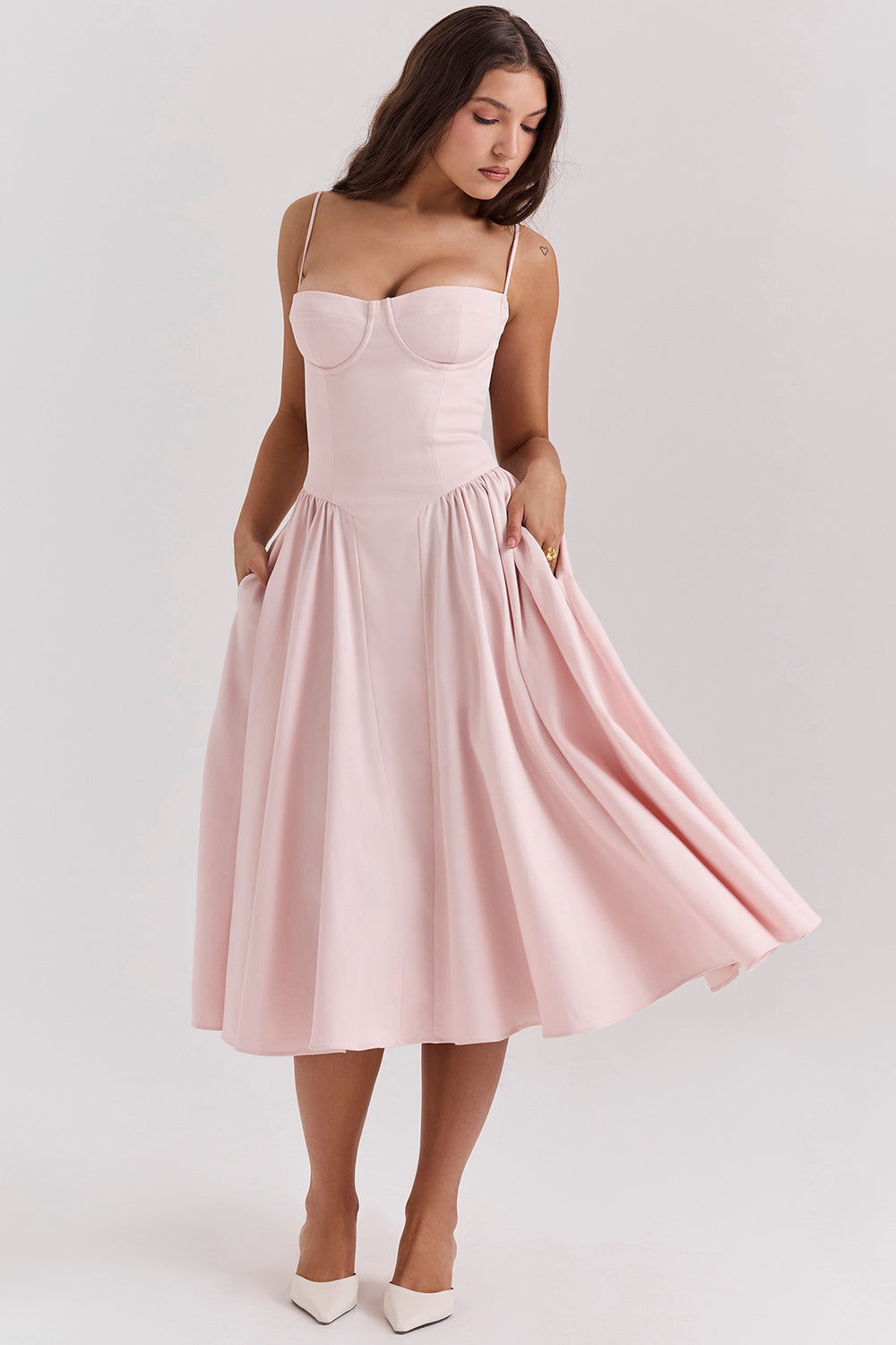Valeria | Elegantes Korsett A-Linien-Kleid für Damen