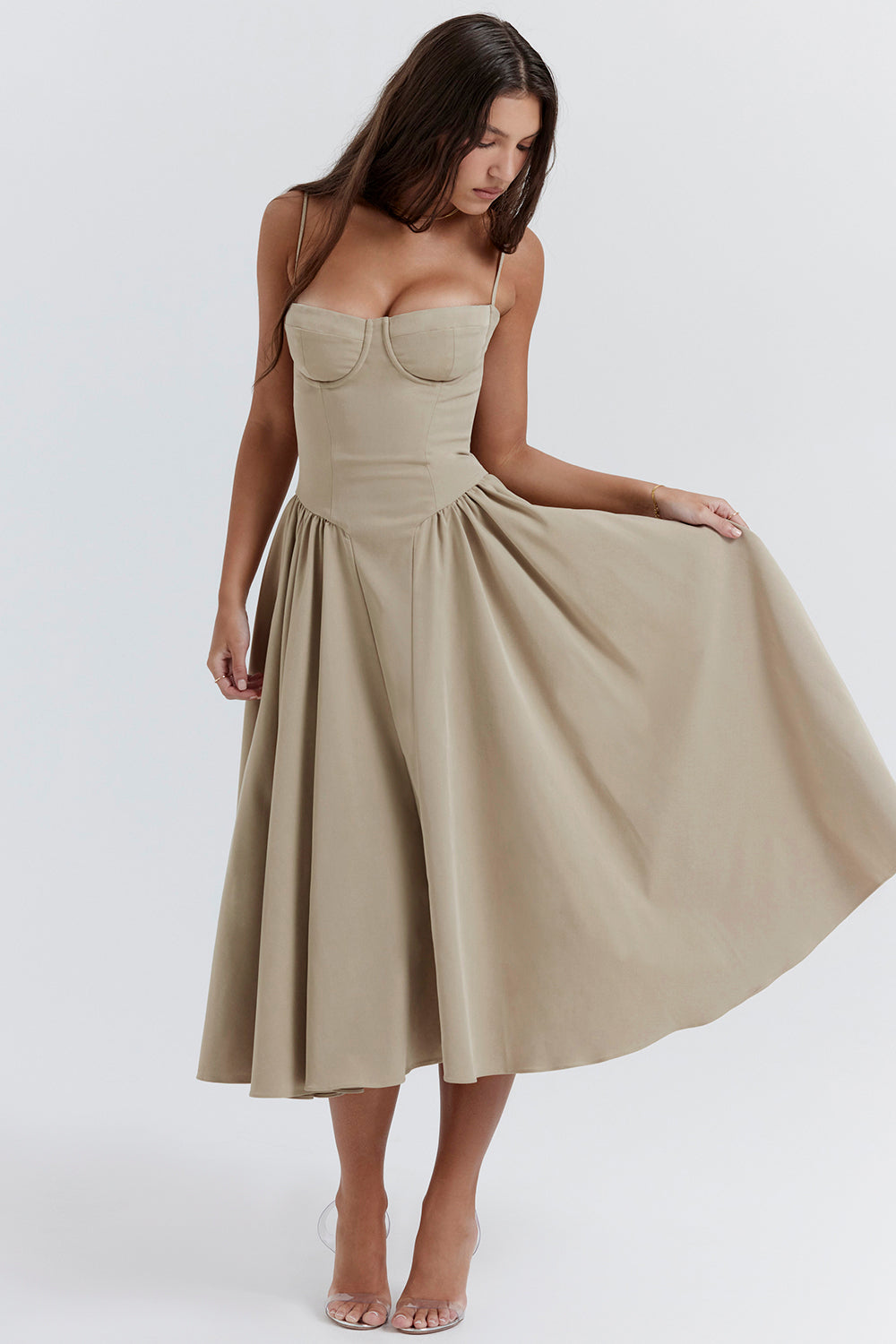 Valeria | Elegantes Korsett A-Linien-Kleid für Damen