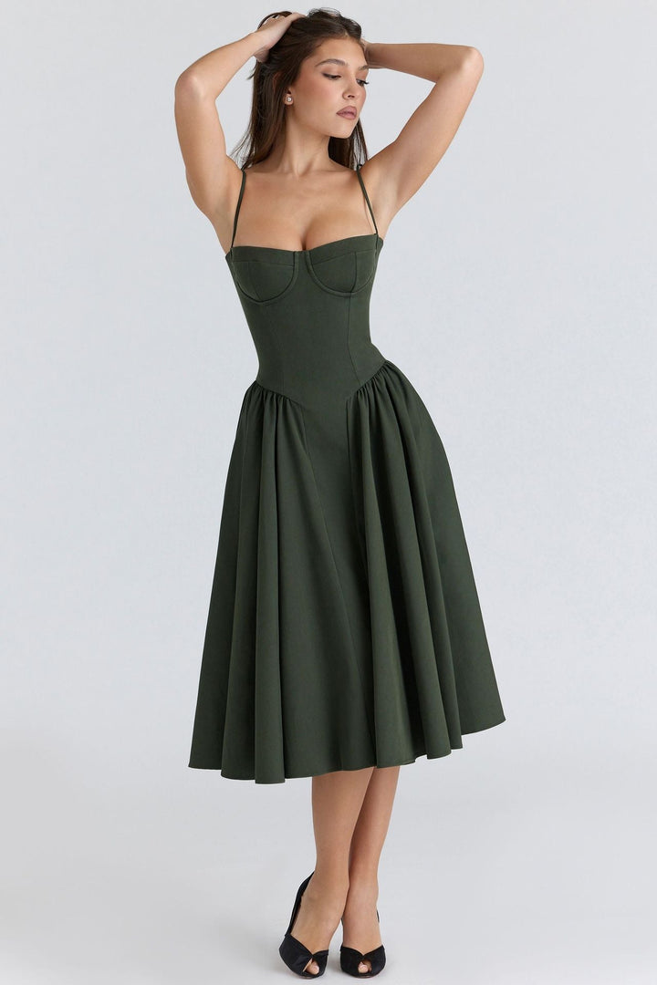 Valeria | Elegantes Korsett A-Linien-Kleid für Damen