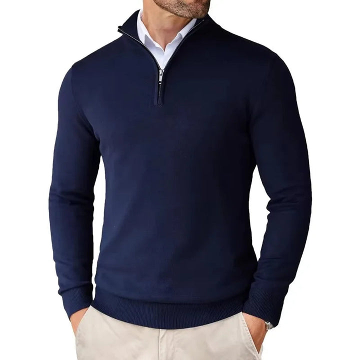 David | Half-Zip Pullover im modernen Stil