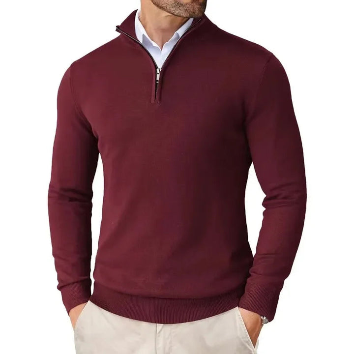 David | Half-Zip Pullover im modernen Stil