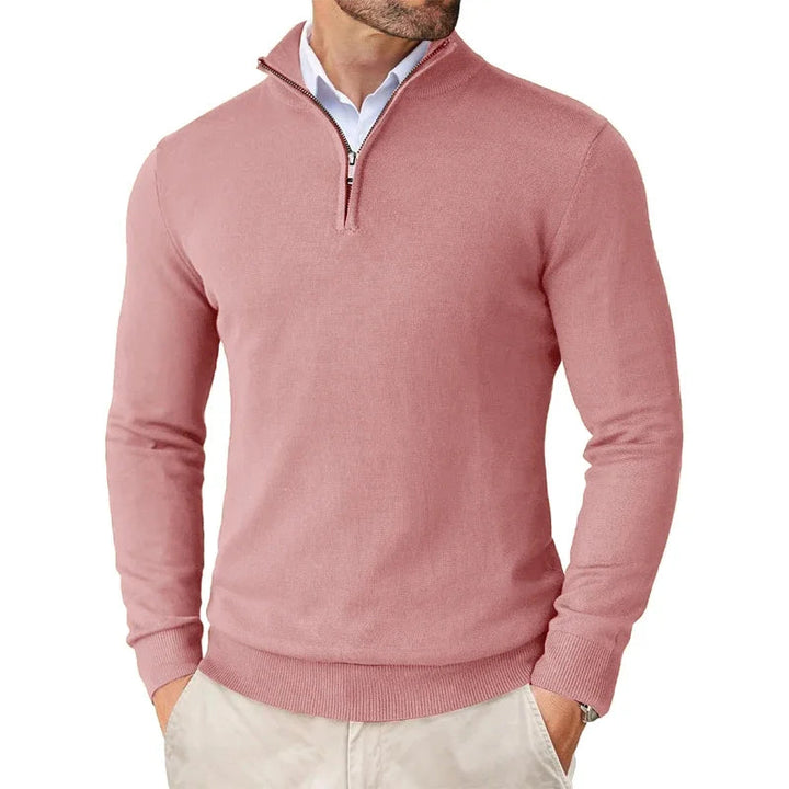 David | Half-Zip Pullover im modernen Stil