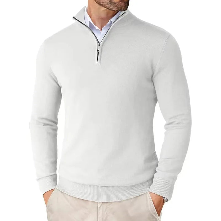 David | Half-Zip Pullover im modernen Stil