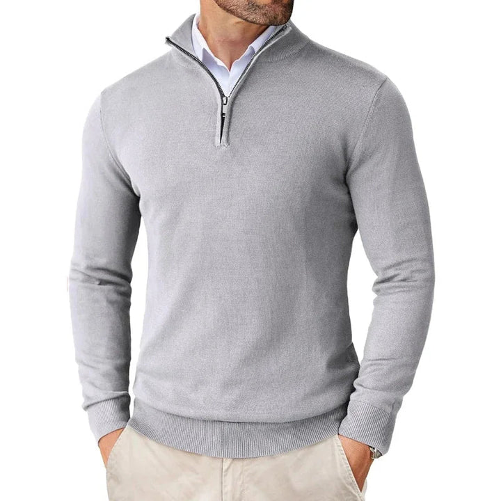 David | Half-Zip Pullover im modernen Stil
