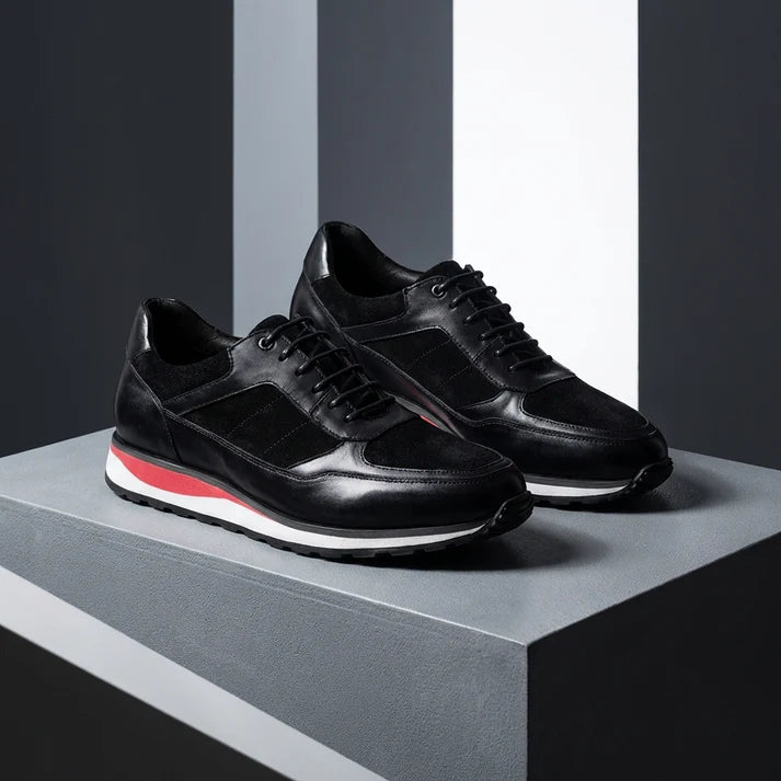 Valen | Luxuriöse Leder- &amp; Wildleder-Sneaker