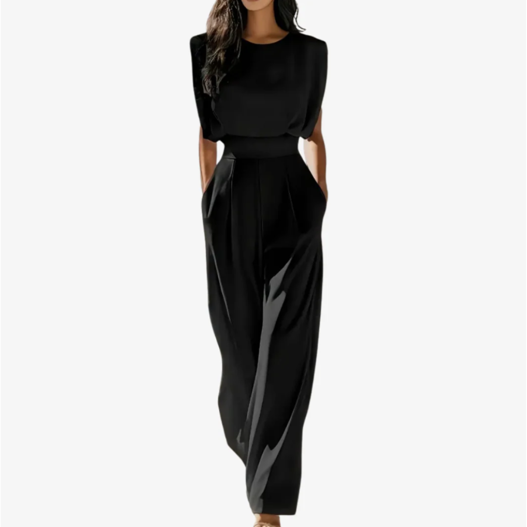 Alvera | Elegant Belted Jumpsuit