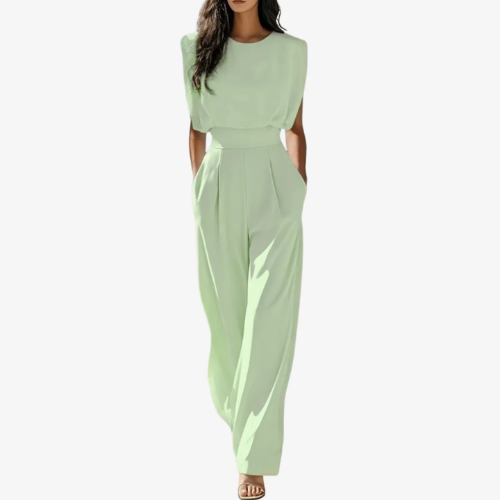 Alvera | Elegant Belted Jumpsuit