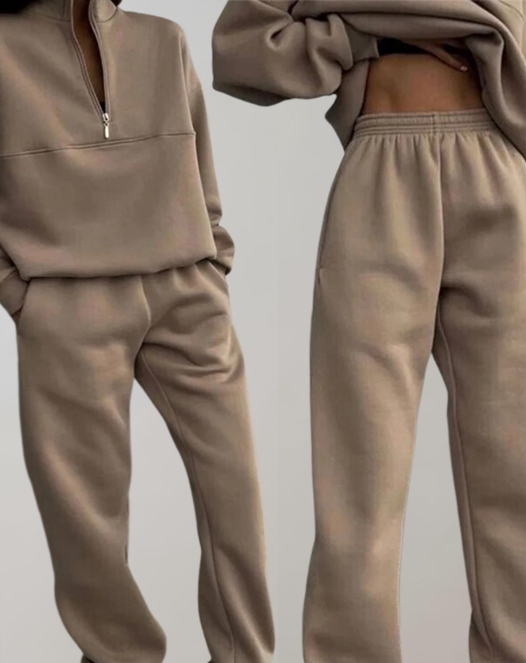 Sophia | Stilvolles &amp; Bequemes Fleece-Set