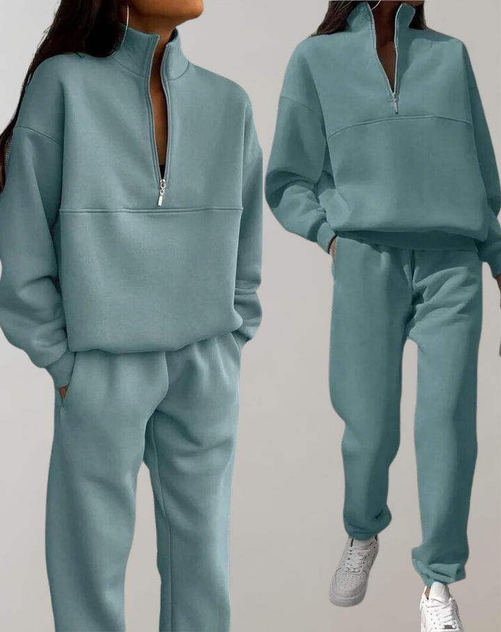 Sophia | Stilvolles &amp; Bequemes Fleece-Set