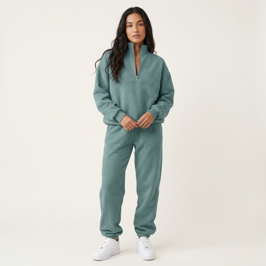 Sophia | Stilvolles &amp; Bequemes Fleece-Set