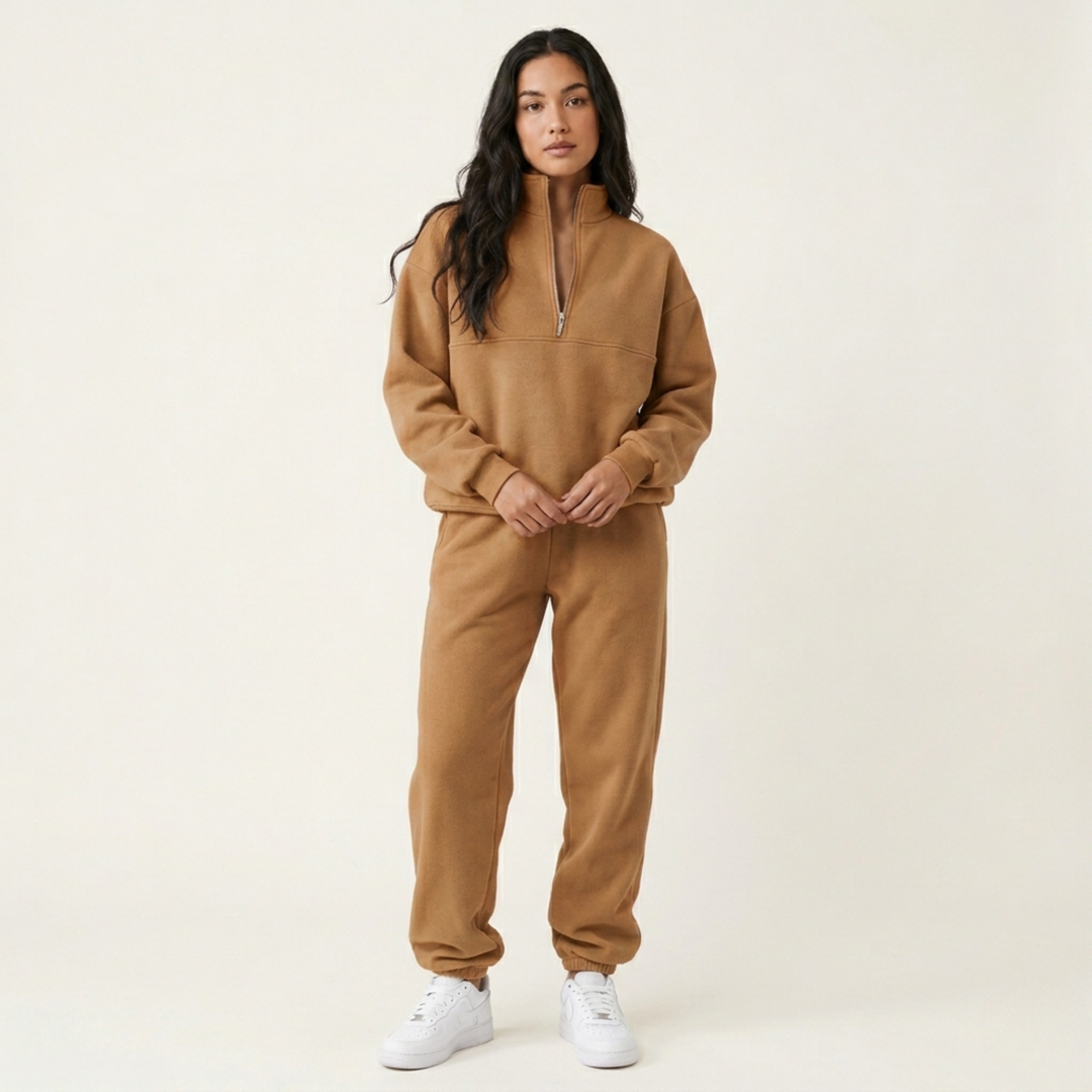 Sophia | Stilvolles &amp; Bequemes Fleece-Set