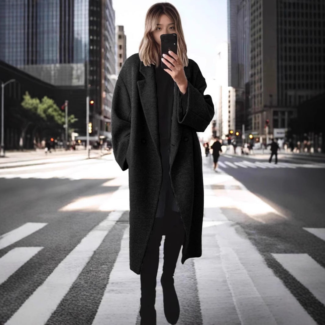 Kristi | Stylischer &amp; Oversized Winter Wollmantel