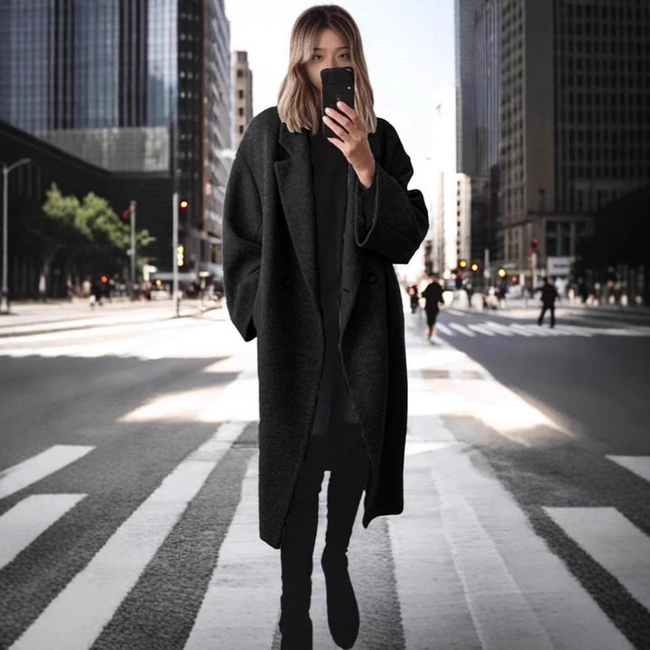 Kristi | Stylischer &amp; Oversized Winter Wollmantel