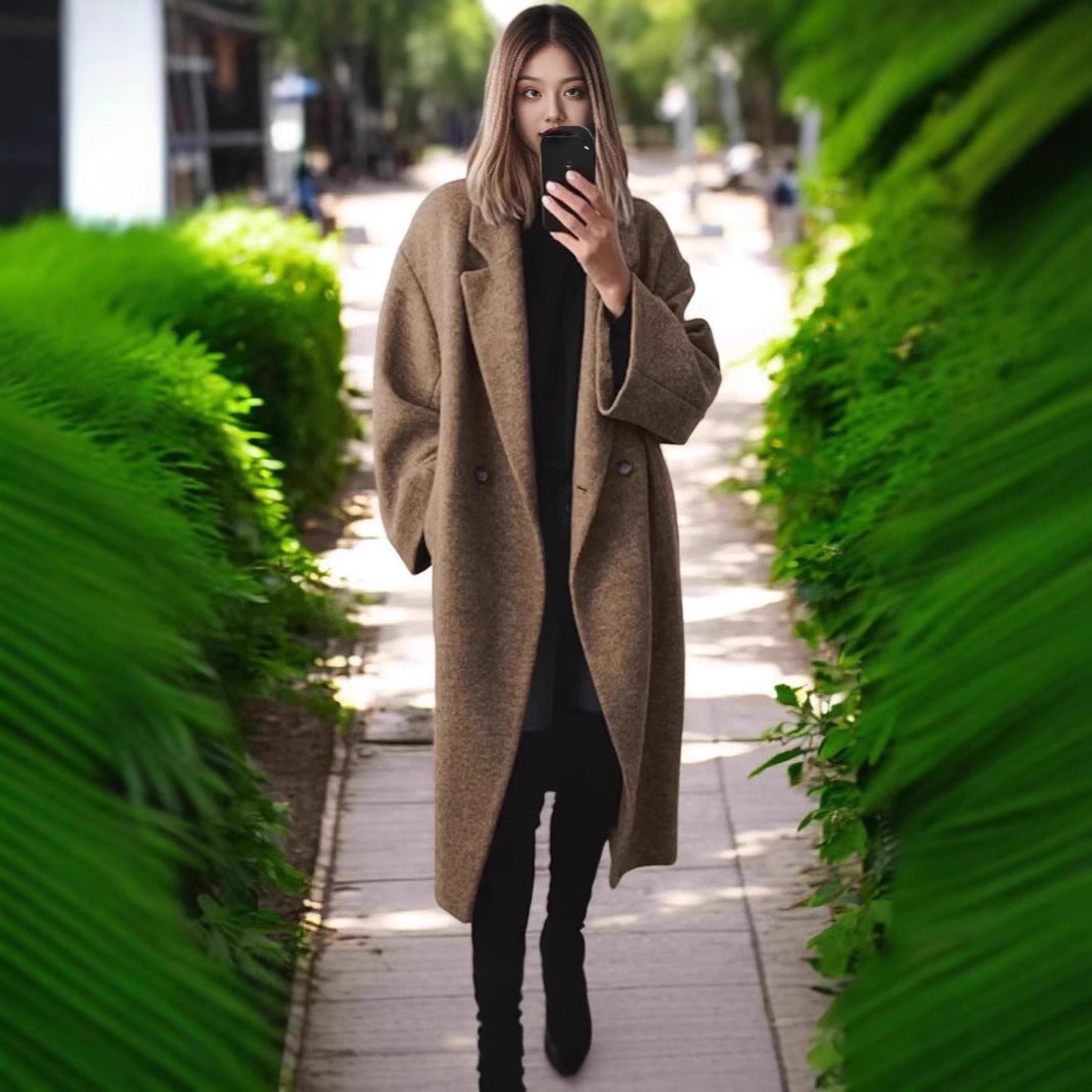 Kristi | Stylischer &amp; Oversized Winter Wollmantel