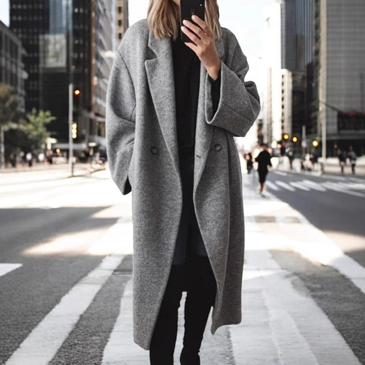 Kristi | Stylischer &amp; Oversized Winter Wollmantel
