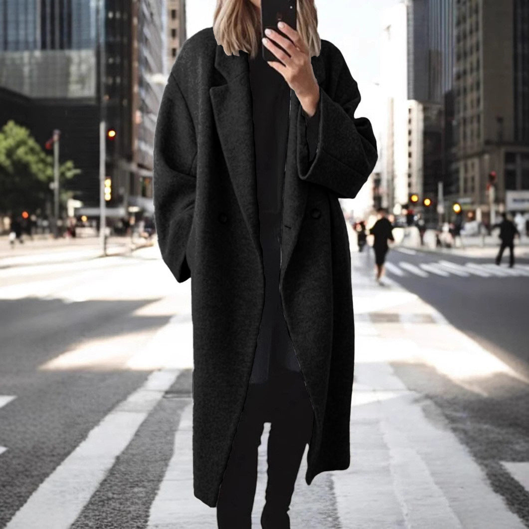 Kristi | Stylischer &amp; Oversized Winter Wollmantel
