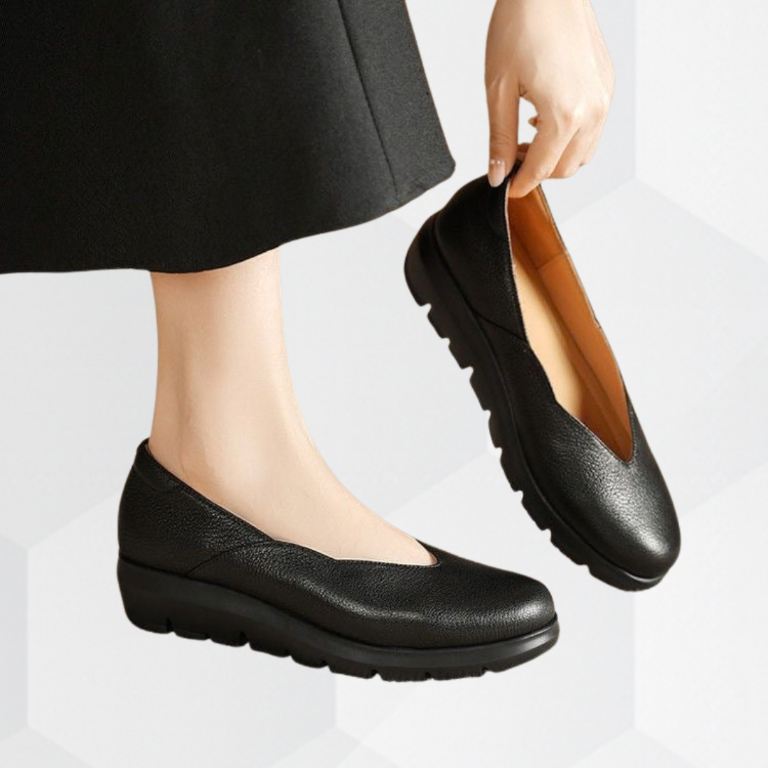 Clara | Orthopädische Leder-Ballerinas