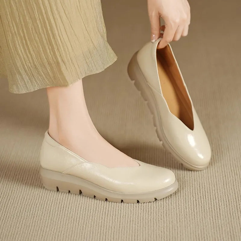 Clara | Orthopädische Leder-Ballerinas