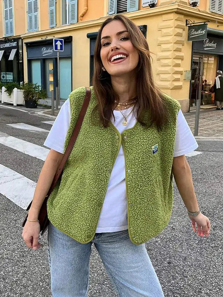 Olivia | Elegant and comfortable fleece vest