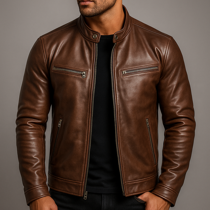 Matteo | Vintage Inspired Premium Leather Jacket