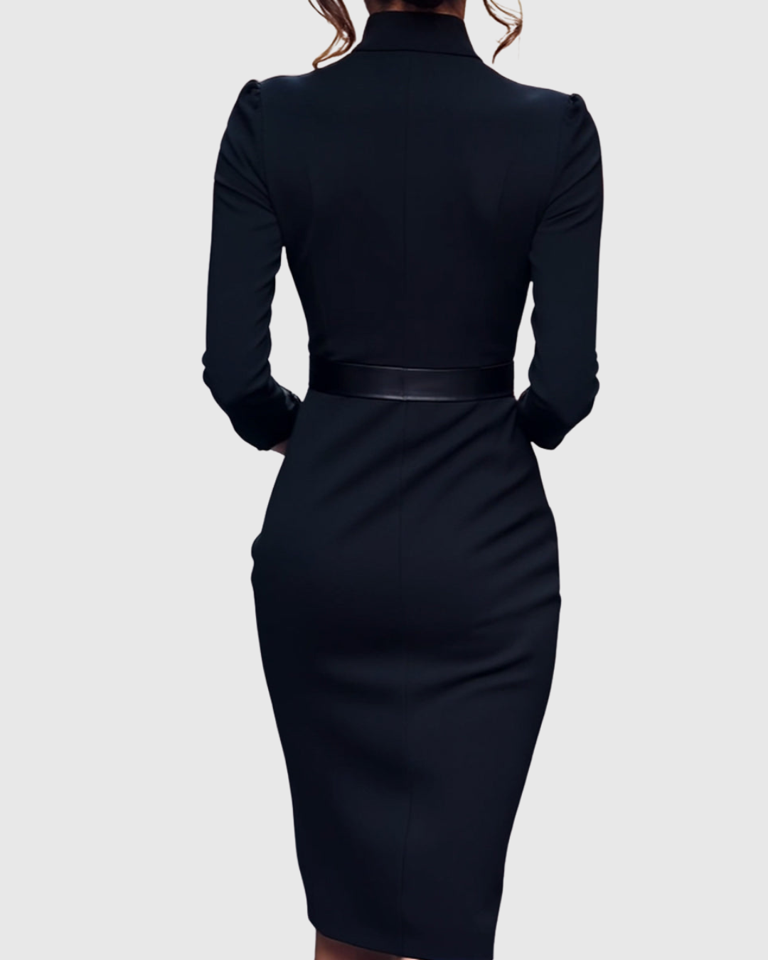 Camille | Elegantes Midikleid mit Gürtel