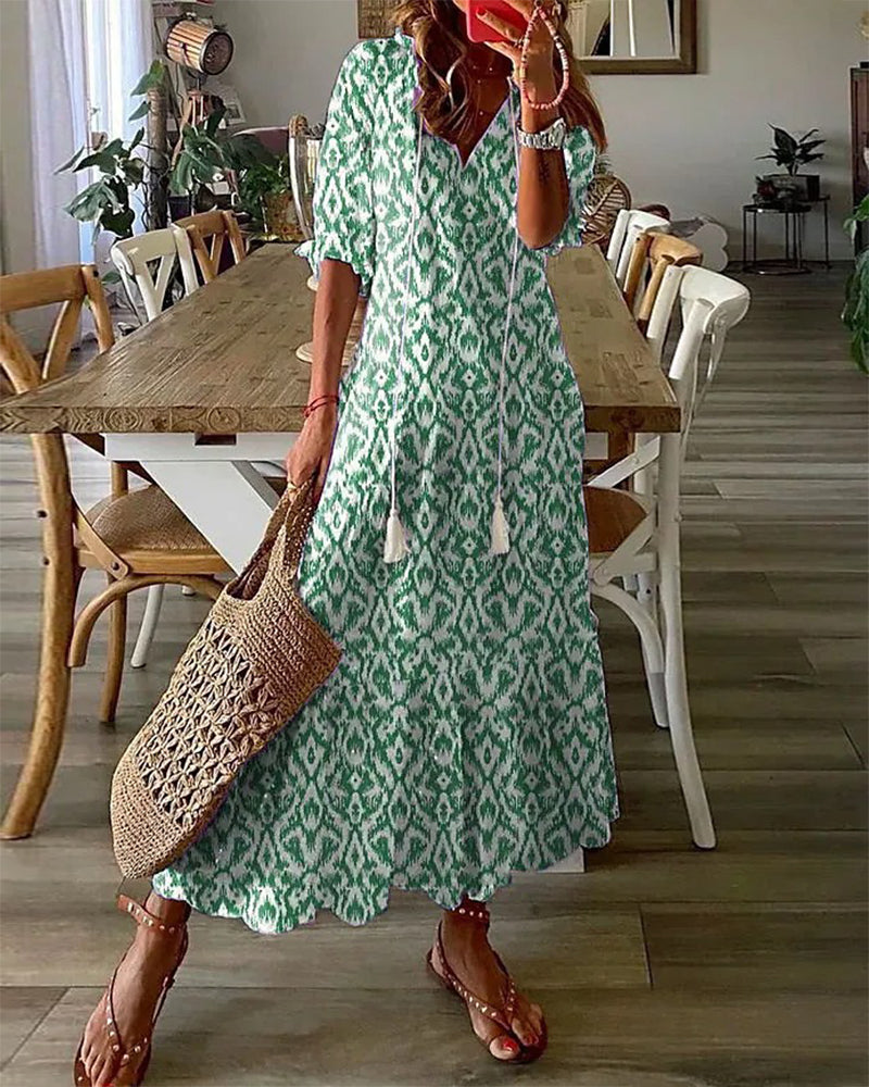 Dorothy | Elegant Boho Maxi Dress for Women
