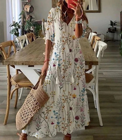 Dorothy | Elegant Boho Maxi Dress for Women