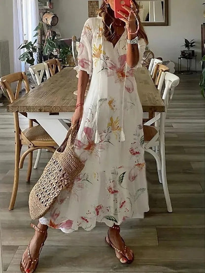 Dorothy | Elegant Boho Maxi Dress for Women