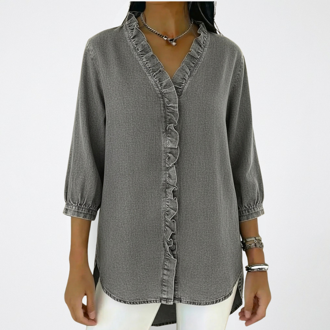 Elena | Camicetta elegante con ruches