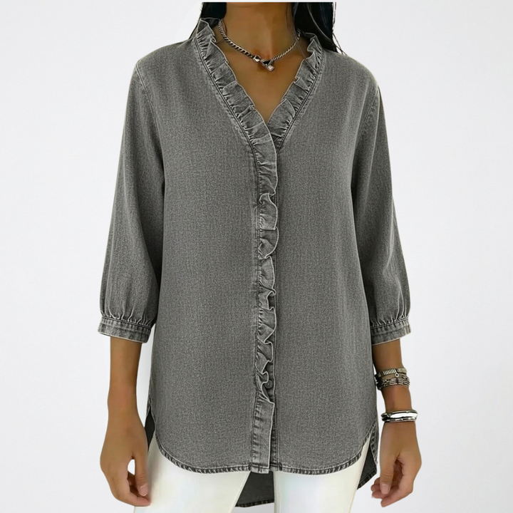 Elena | Camicetta elegante con ruches