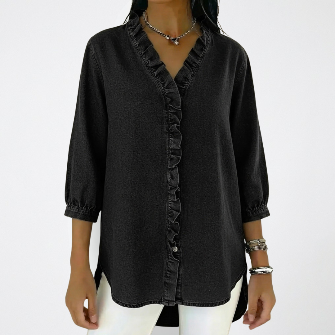 Elena | Camicetta elegante con ruches