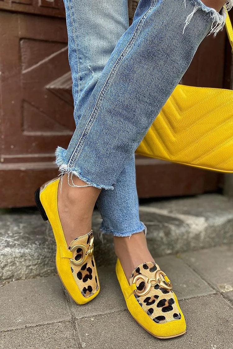 Katrina | Damen Slipper mit Animal-Print-Akzent