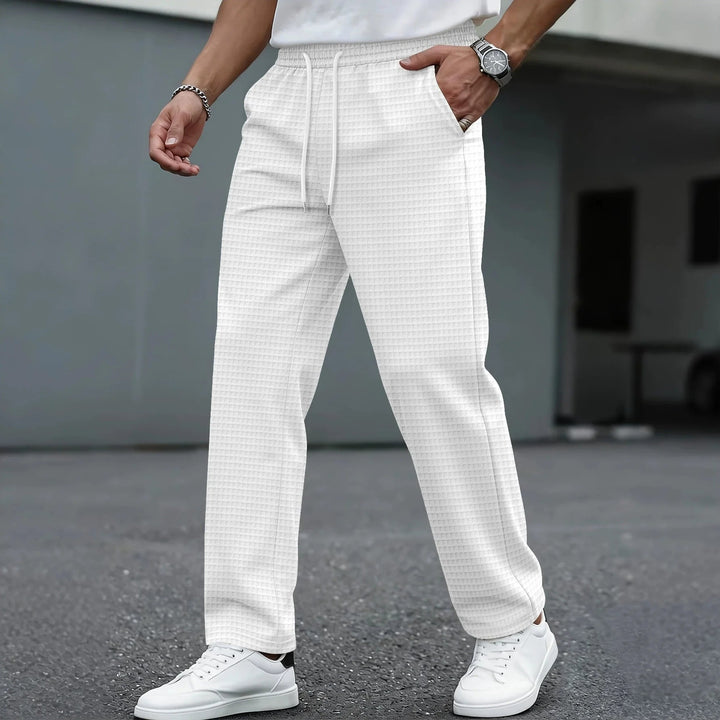 William | Lightweight Checkered Leisure Trousers